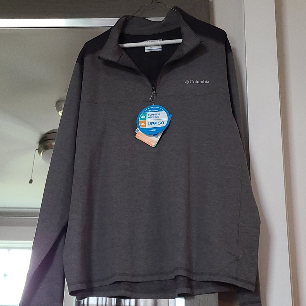 Men's NWT Columbia Omni Wick half zip